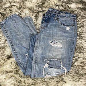 Gap, sexy, boyfriend, fit distressed, jeans, size 8/29R